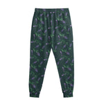 Purple Lavender Pattern Print Sweatpants