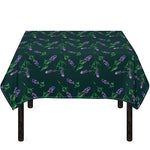 Purple Lavender Pattern Print Tablecloth