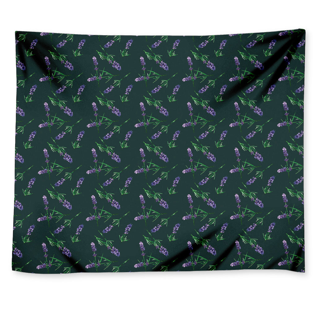 Purple Lavender Pattern Print Tapestry