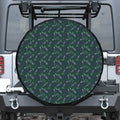 Purple Lavender Pattern Print Tire Cover