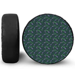 Purple Lavender Pattern Print Tire Cover