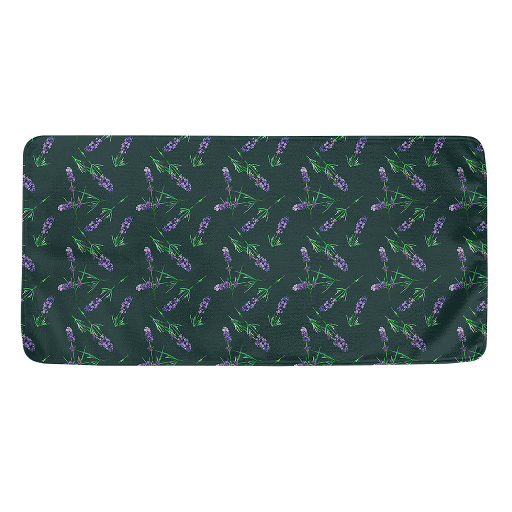 Purple Lavender Pattern Print Towel