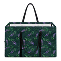 Purple Lavender Pattern Print Utility Tote Bag