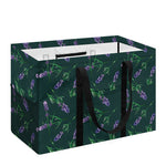 Purple Lavender Pattern Print Utility Tote Bag