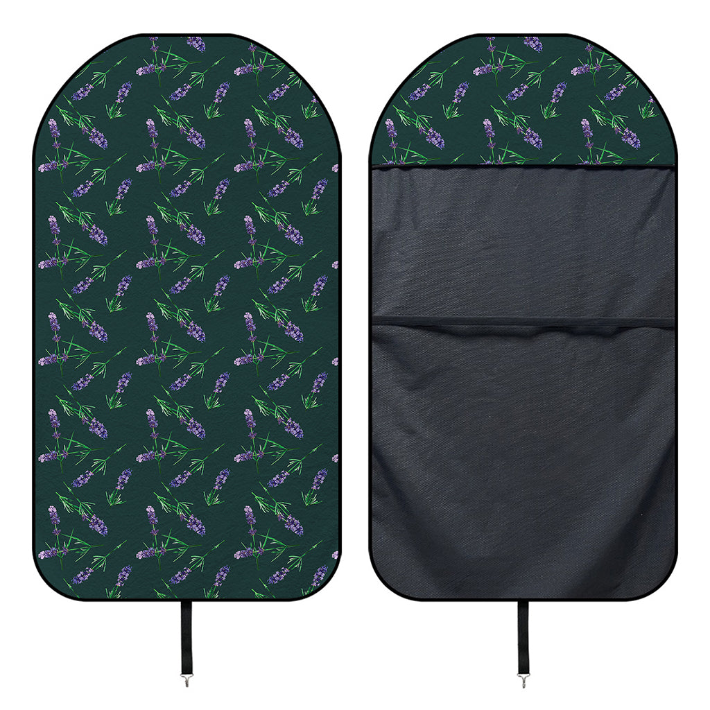 Purple Lavender Pattern Print Waterproof Car Seat Cover