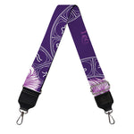 Purple Leo Zodiac Pattern Print Bag Strap