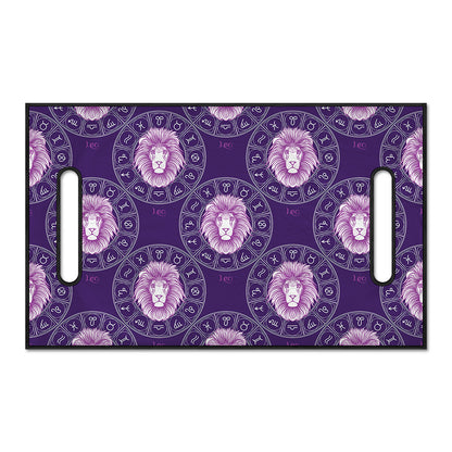 Purple Leo Zodiac Pattern Print Golf Cart Seat Cover