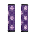 Purple Leo Zodiac Pattern Print Handle Covers
