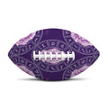 Purple Leo Zodiac Pattern Print Rugby Ball