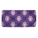 Purple Leo Zodiac Pattern Print Towel