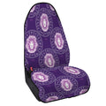 Purple Leo Zodiac Pattern Print Waterproof Car Seat Cover