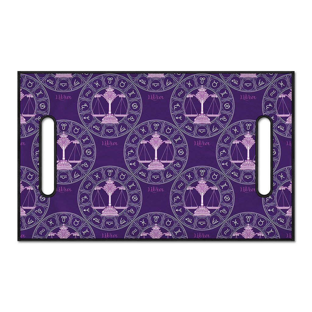 Purple Libra Zodiac Pattern Print Golf Cart Seat Cover