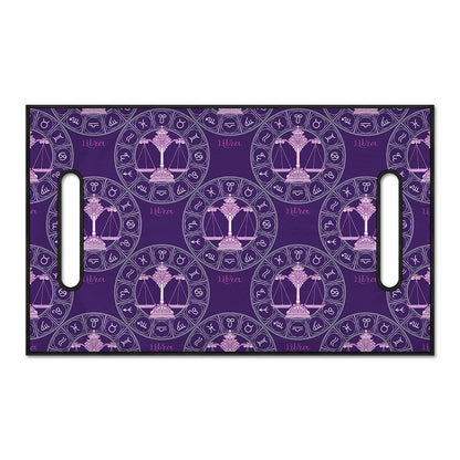 Purple Libra Zodiac Pattern Print Golf Cart Seat Cover