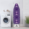 Purple Libra Zodiac Pattern Print Ironing Board Cover