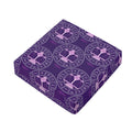 Purple Libra Zodiac Pattern Print Outdoor Seat Cushion Cover