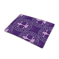 Purple Libra Zodiac Pattern Print Pet Cooling Mat Cover