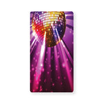 Purple Light Disco Ball Print Baby Crib Sheet