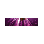 Purple Light Disco Ball Print Bed Runner