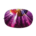 Purple Light Disco Ball Print Car Side Mirror Covers