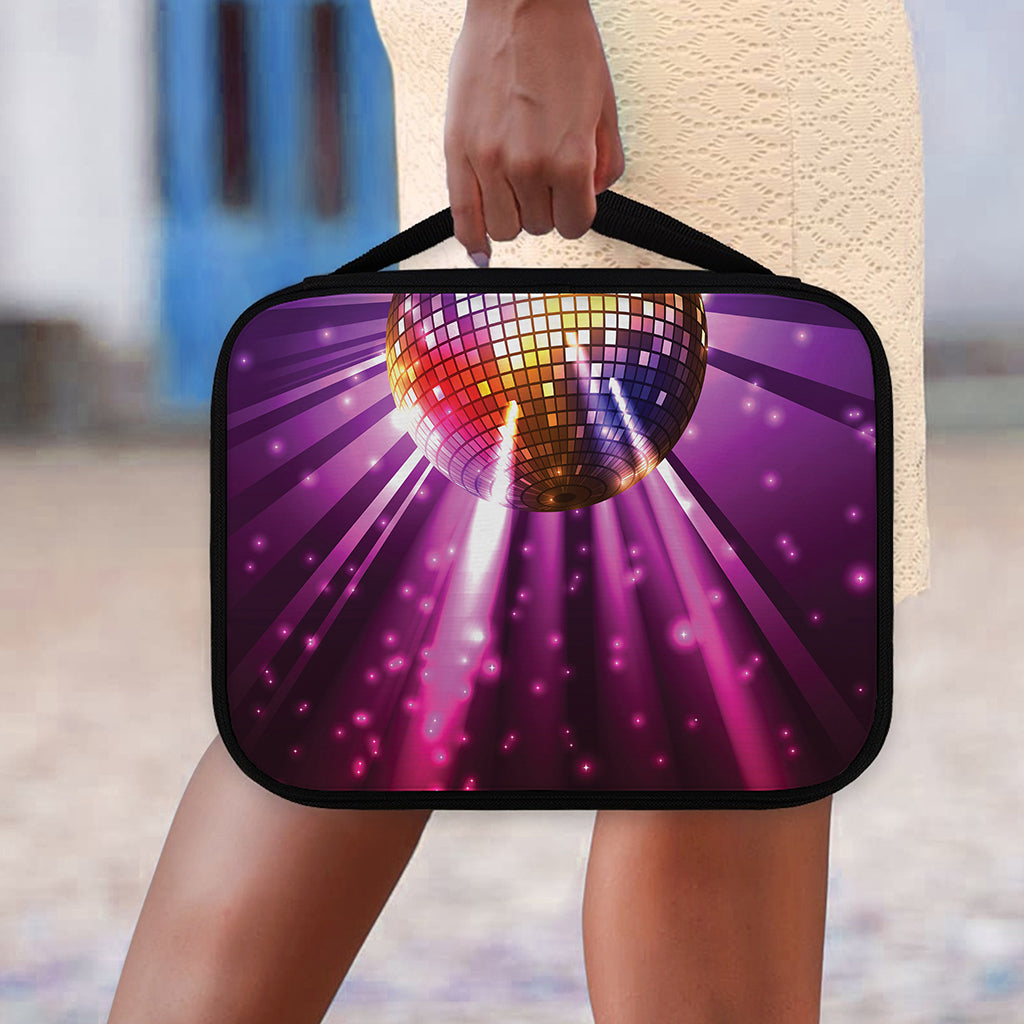 Purple Light Disco Ball Print Classic Bible Case