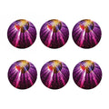 Purple Light Disco Ball Print Coaster Set