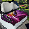 Purple Light Disco Ball Print Golf Cart Seat Cover