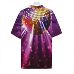 Purple Light Disco Ball Print Hawaiian Shirt