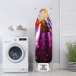 Purple Light Disco Ball Print Ironing Board Cover