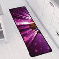 Purple Light Disco Ball Print Long Kitchen Mat