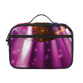 Purple Light Disco Ball Print Portable Lunch Bag