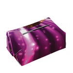 Purple Light Disco Ball Print Rectangle Tissue Box Cover