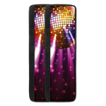 Purple Light Disco Ball Print Refrigerator Handle Covers
