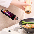 Purple Light Disco Ball Print Skillet Handle Cover