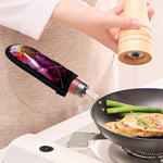 Purple Light Disco Ball Print Skillet Handle Cover