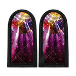 Purple Light Disco Ball Print Skillet Handle Cover