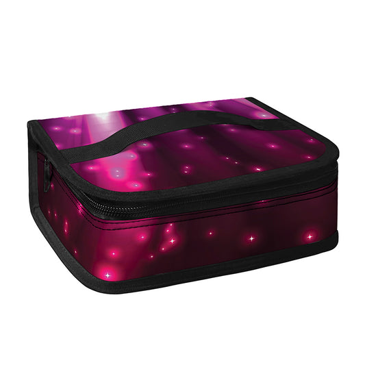 Purple Light Disco Ball Print Small Lunch Bag
