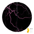 Purple Lightning Print Basketball