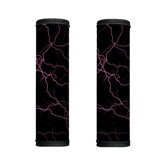 Purple Lightning Print Handle Covers