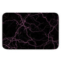 Purple Lightning Print Indoor Door Mat