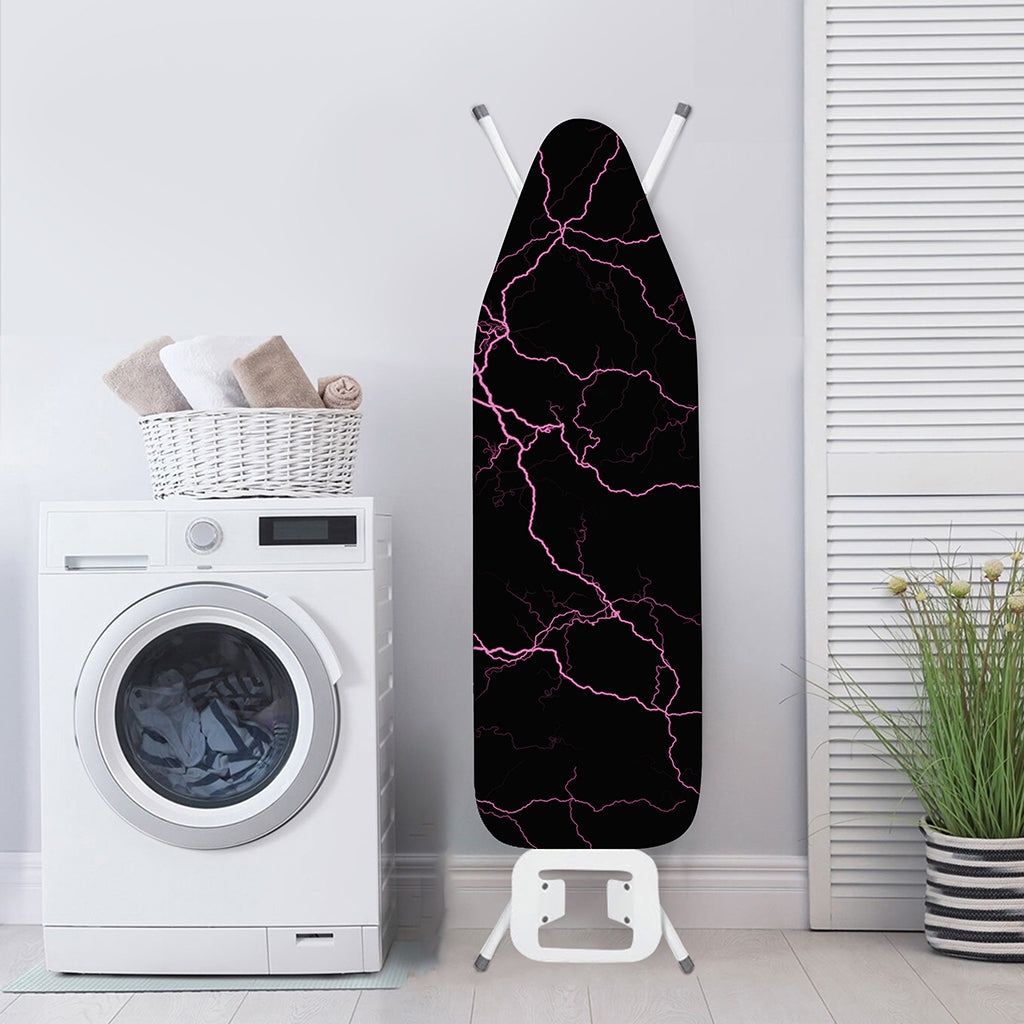 Purple Lightning Print Ironing Board Cover