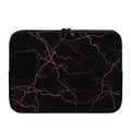 Purple Lightning Print Laptop Sleeve