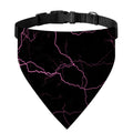 Purple Lightning Print Over The Collar Dog Bandana