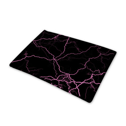 Purple Lightning Print Pet Cooling Mat Cover