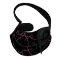 Purple Lightning Print Pet Sling Carrier
