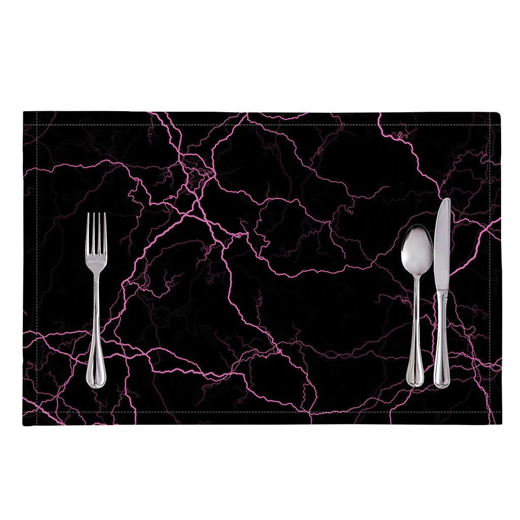 Purple Lightning Print Placemat