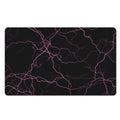 Purple Lightning Print Polyester Doormat
