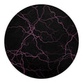 Purple Lightning Print Round Blanket