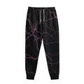 Purple Lightning Print Sweatpants