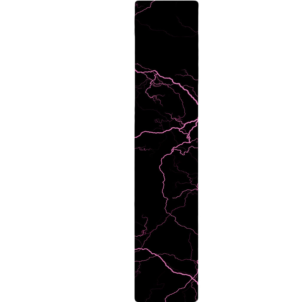 Purple Lightning Print Table Runner