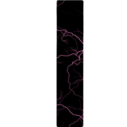 Purple Lightning Print Table Runner